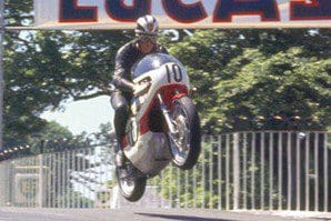 Phil Rider Phil Read comes off stage at Stafford show | Classic Bike Hub