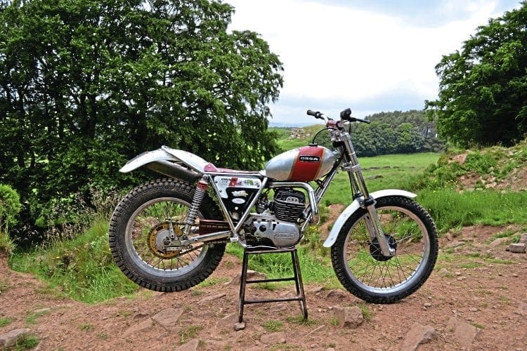 Vintage ossa trials bike discount