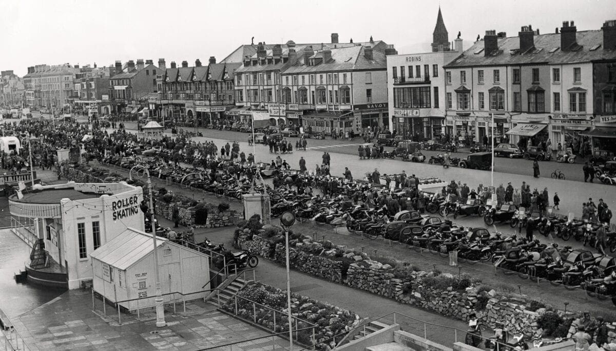Rhyl seafront scene Classic Bike Hub