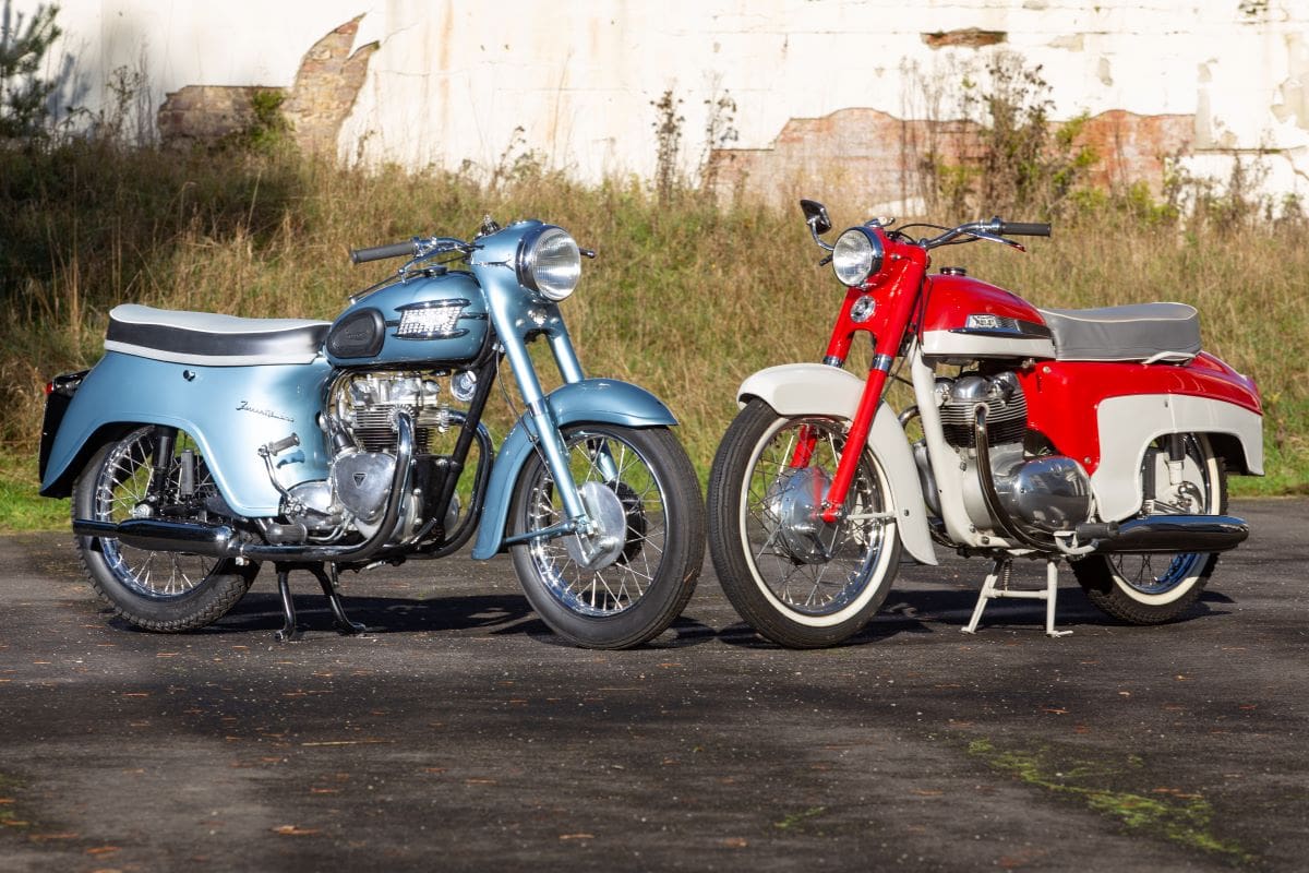 Road test: Norton Jubilee vs Triumph Twenty One | Classic Bike Hub